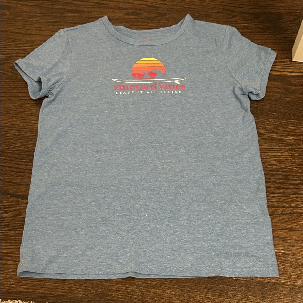 Vineyard Vines Kids Sunset Graphic Tee